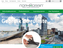 Tablet Screenshot of nophadrain.nl